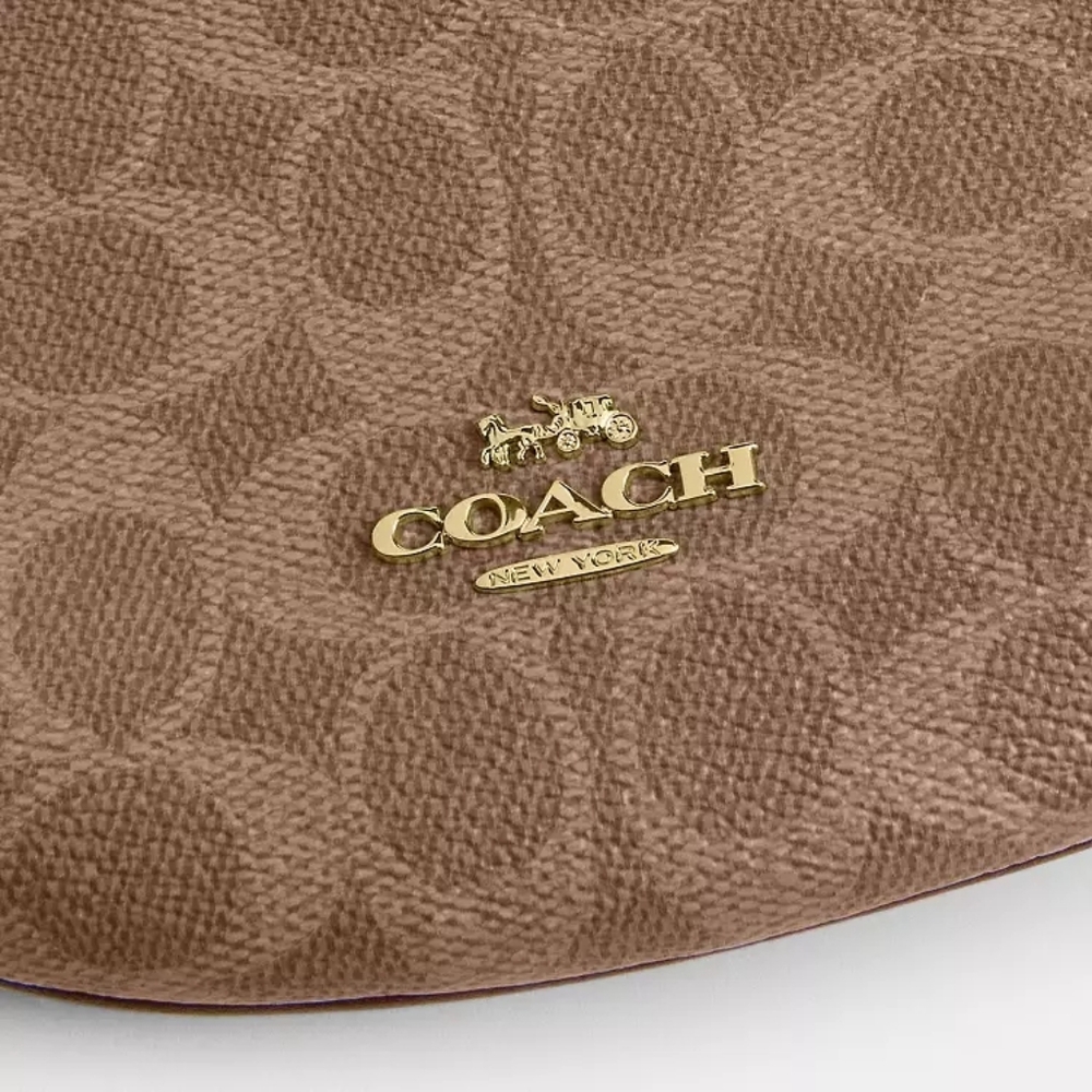 New! Coach Mini Payton BagIn Signature Canvas - Picture 6 of 8